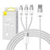 Bezvadu ierīces un gadžeti Baseus 3in1 USB cable StarSpeed Series, USB-C + Micro + Lightning 3,5A, 1.2m ...» 