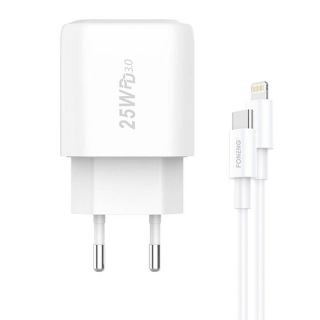 -&nbsp;Foneng Fast charger Foneng 1x USB EU40 + USB C to Lightning cable