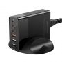 - BlitzWolf Wall charger Blitzwolf BW-S25, 75W, 3x USB + 3x USB-C  black