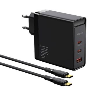 - Mcdodo Charger GaN 140W Mcdodo CH-2913, 2x USB-C, USB-A  black melns