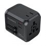 - Choetech Choetech PD5008 travel charger, 3xUSB-A, 2xUSB-C, GaN, 35W, US / EU / UK / AU  black