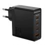 - Mcdodo Wall charger McDodo GAN 3xUSB-C + USB, 100W  black