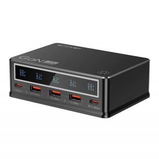 - BlitzWolf Desktop Charger Blitzwolf BW-i9 110W PD 3xUSB-A, 2xUSB-C  black