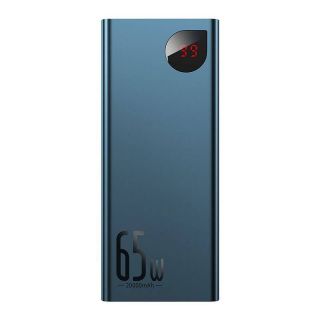 Baseus Powerbank Baseus Adaman Metal 20000mAh PD QC 3.0 65W 2xUSB + USB-C + micro USB (Blue) 