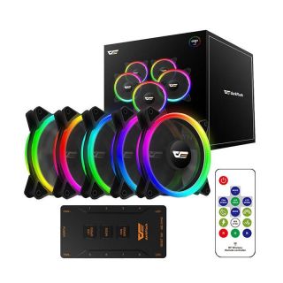 -&nbsp;Darkflash Computer Fan Set ARGB Darkflash DR12 Pro 5in1 120x120  black