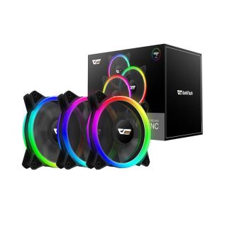 -&nbsp;Darkflash Computer Fan Set ARGB Darkflash DR12 Pro 3in1 120x120  black