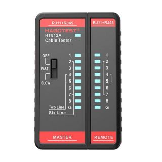 -&nbsp;Habotest Network cable tester Habotest HT812A RJ45 / RJ14 / RJ12 / RJ9