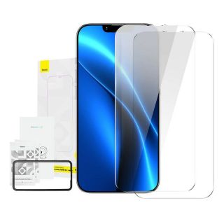 Baseus&nbsp;Crystal Tempered Glass 0.3mm for iPhone 14 Plus / 13 Pro Max  2pcs