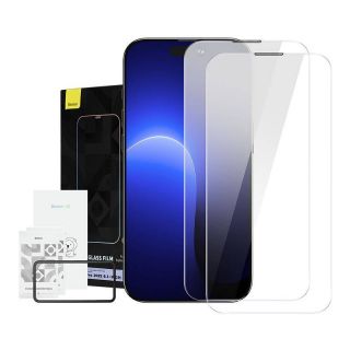 Baseus&nbsp;Crystal Tempered Glass Dust-proof 0.3mm for iPhone 14 Pro  2pcs