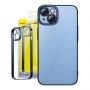 Baseus Glitter Transparent Case and Tempered Glass set for iPhone 14 Plus  blue