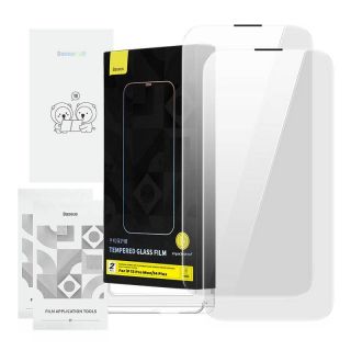 Baseus&nbsp;Tempered Glass Corning for iPhone 13 Pro Max / 14 Plus with built-in dust filter