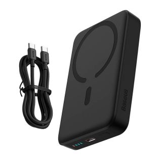 Baseus Powerbank 10000mAh, USB-C 30W Black melns
