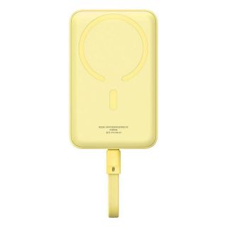Baseus Baseus Powerbank Baseus Magnetic Mini 10000mAh 30W MagSafe  yellow dzeltens