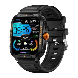 - Colmi Colmi P76 smartwatch  black and orange
