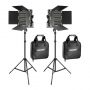 - Neewer Kit Neewer 660 Bi Color LED, two lamps 40W 3200-5600K