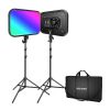 Sporta kameras - Neewer Kit Neewer RGB168 RGB LED, two lamps 60W 2500-8500K 