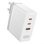 - Vention Wall charger, Vention, FEGW0-EU, 2xUSB-C, USB- A, 100W / 100W / 30W, GaN  white