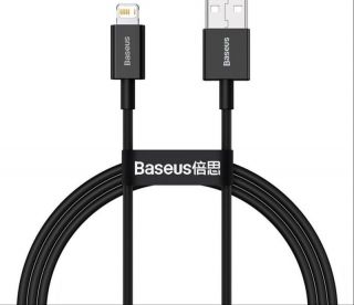 Baseus Baseus 
 Apple 
 Cable Superior USB - Lightning 1,0 m 2,4A 
 Black melns