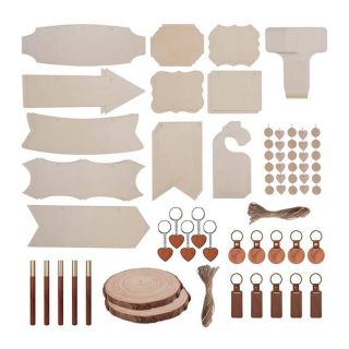 -&nbsp;LaserPecker LaserPecker Wooden engraving materials set  190 pcs