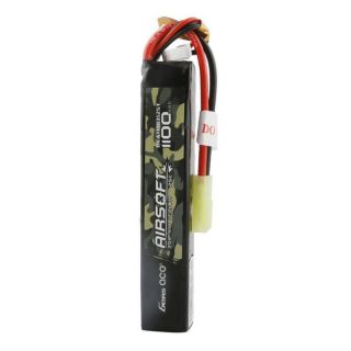 - Gens ace Gens ace 25C 1100mAh 3S1P 11.1V Airsoft Gun Lipo Battery with mini Tamiya Plug