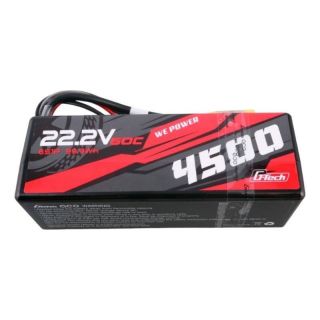 -&nbsp;Gens ace Gens ace G-Tech 4500mAh 6S1P 22.2V 60C HardCase RC car Lipo Battery 14#
