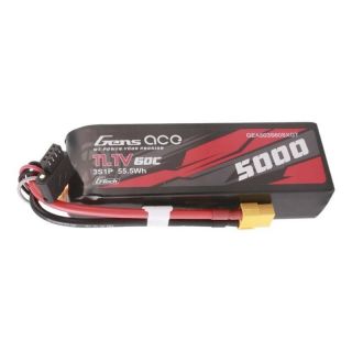 -&nbsp;Gens ace Gens ace G-Tech 5000mAh 11.1V 60C 3S1P Lipo With XT60 Plug
