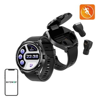 - BlitzWolf BlitzWolf BW-HW1 smartwatch + TWS headphones  black