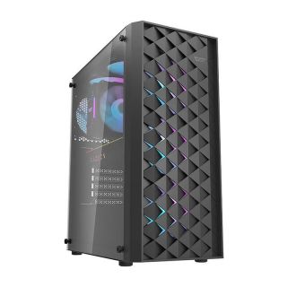 -&nbsp;Darkflash Computer case Darkflash DK351 + 4 fans  black