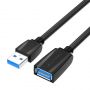 - Vention Extension Cable USB 3.0 male to USB female Vention VAS-A45-B300 3m  Black