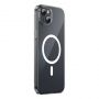Phone case Magnetic Crystal Clear for iPhone 13  transparent  with all-tempered-glass screen protector and cleaning kit