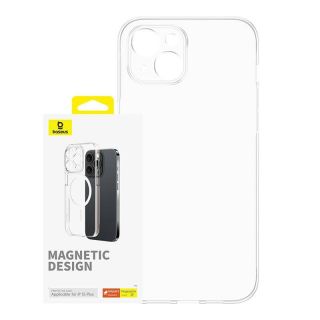 Baseus&nbsp;Magnetic Phone Case for iPhone 15 Plus OS-Lucent Series  Clear