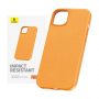 Baseus Phone Case for iPhone 15 ProMax Fauxther Series  Orange