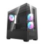 - Darkflash Darkflash DS900 AIR computer case  black  + 6 ARGB fans