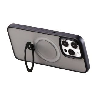 -&nbsp;Joyroom Joyroom JR-BP004 Magnetic Protective Case with Holder for iPhone 15  Black