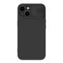 - Nillkin Nillkin CamShield Silky Silicone Case for iPhone 15 Plus  black