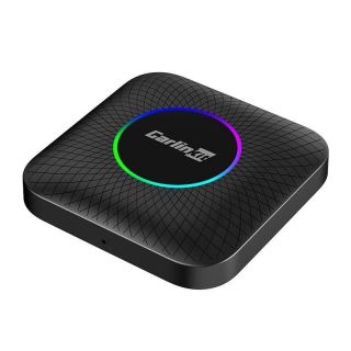 -&nbsp;Carlinkit Carlinkit TBOX PLUS LED Wireless Adapter, 4G / 64G, Apple Carplay / Android Auto  black