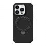 - Joyroom Phone case Joyroom Dancing Circle PN-15L2 Iphone 15 Pro  black  without packaging