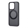 Baseus Phone Case SkyRing Magnetic with Stand for iP 14 Pro Max + tempered-glass and cleaning kit  black