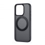 Baseus Phone Case SkyRing Magnetic with Stand for iP 13 Pro + tempered-glass and cleaning kit  black