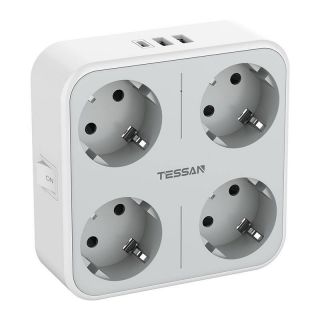 -&nbsp;Tessan Tessan wall socket TS-302-DE-C