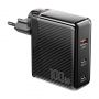 - Essager Wall charger, Essager, ECT2CA-ZXB01-Z, GaN, USB-A, USB-C 100W  black