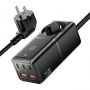 - Essager Wall charger, Essager, ECTAC-BRB01-Z, GaN, 3xUSB-C, 2xUSB-A, Gniazdko AC, 75W  black