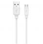 - Jellico B15 Durable-Soft Universal USB-C to USB Data & Fast 3.1A Charger Cable 1m White
