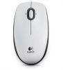 Aksesuāri datoru/planšetes Logitech B100 White, Portable Optical Mouse 