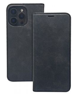 - iLike Samsung Galaxy A55 5G Smart Suede case Black melns
