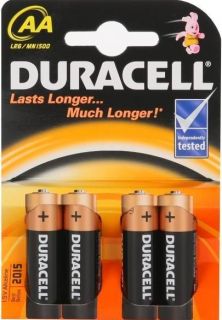 DURACELL&nbsp;AA / LR6, Alkaline Basic MN1500, 4 pc s