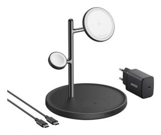 - Anker MagGo Magnetic Wireless Charger  Qi 2.0, 15W , 3-in-1 Stand, Black |