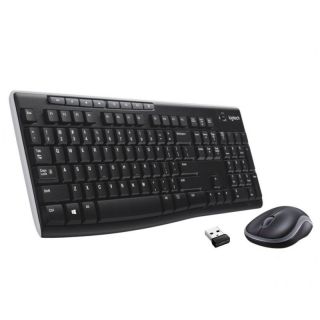 Logitech&nbsp;MK270 Wireless Keyboard and Mouse Combo, Black
