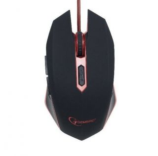 GEMBIRD&nbsp;Gaming mouse, Black / red, MUSG-001-G, USB