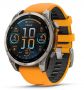 Garmin SMARTWATCH FENIX 8 SAPPHIRE / ORANGE 010-02904-11